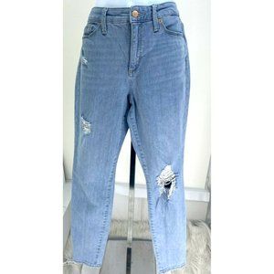 UNIVERSAL THREAD   LIGHT DISTRESSED HIGH RISE SKINNY WOMEN'S JEANS SIZE: 6/ 28